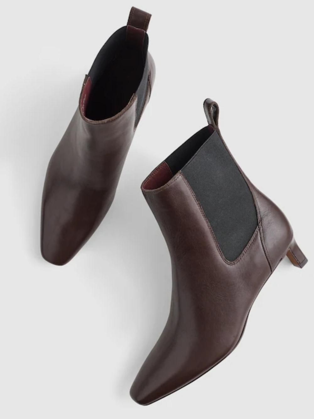 New! Madewell The Dimes Chelsea Boot in Leather Turkish Coffee